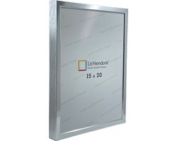 Wissellijst 70x100 Chrome Zilver Aluminium – Ontspiegeld UV Werend Acrylite - ALU Pro-Line Lichtendonk - Posterlijst – Fotolijst – Fotokader – Cadre Photo – Photoframe