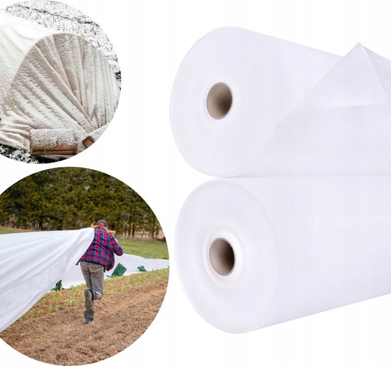 Vliesdoek voor planten en bomen tegen vorst: alle soorten op een rij 13 Vliesdoek voor planten met UV / 10 meter / 150g/m2