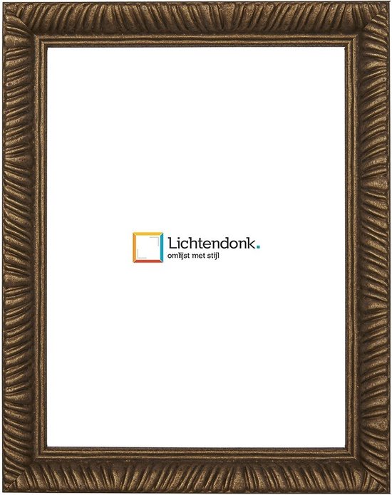 Cadre photo Or vieilli - Baroque - Format photo 50x50 - Glas antireflet - Art. 215-628