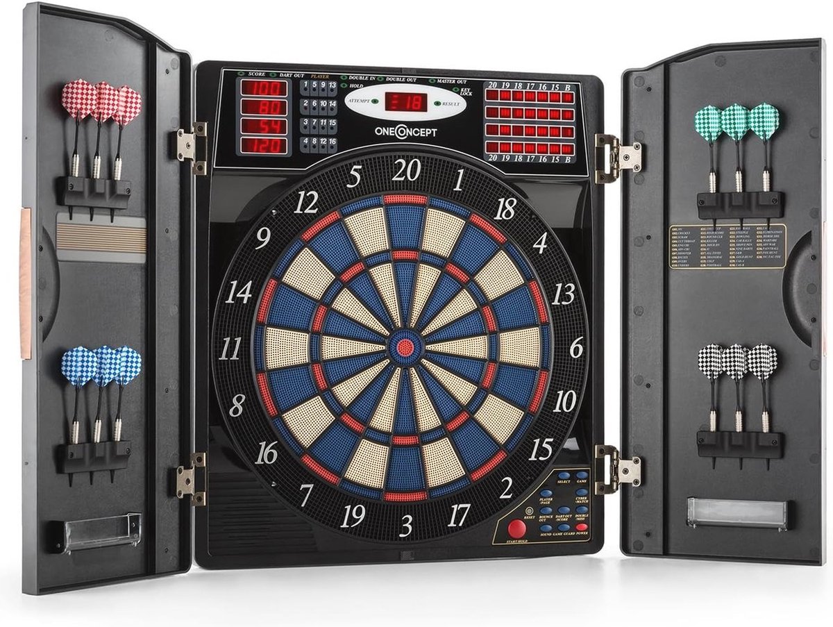 Elektronisch Dartbord voor Thuis - Dartmachine met Virtuele Tegenstanders en LED-displays