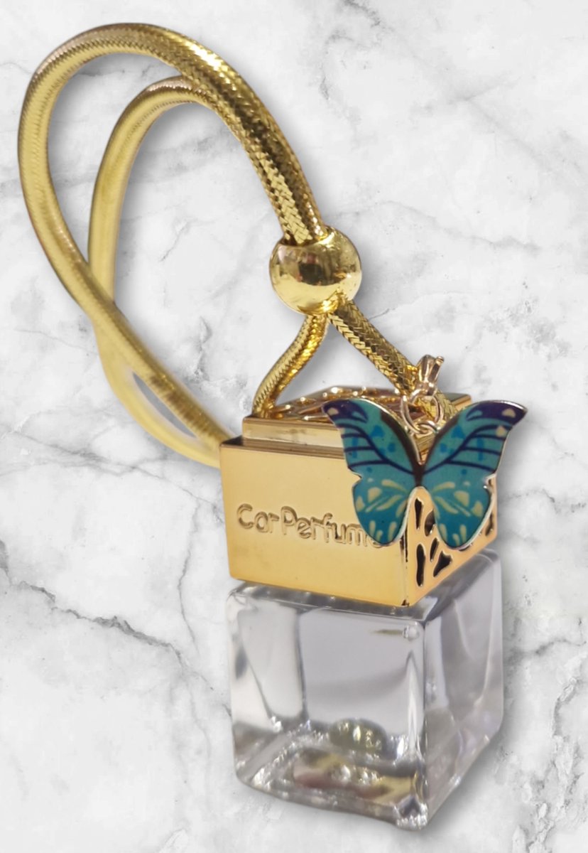 Goedkoopste Autoparfum Butterfly Turquoise | met Geluksbrenger | 8ml | Spirits | Geïnspireerd door Traditional Ritual Overseas | Autoparfum | Parfum Auto | Autogeur | Autogeurtje | Autoverfrisser | Luchtverfrisser | Autohanger | Car Perfume | Verjaardagscadeau