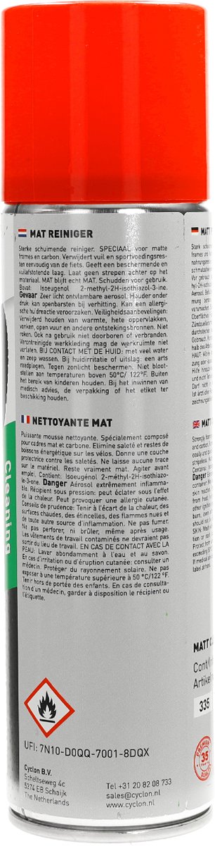 CyclOn Beschermende spray voor matte fietsen - vuilafstotend en vlekkeloos - 250 ml van CyclOn — afbeelding 2