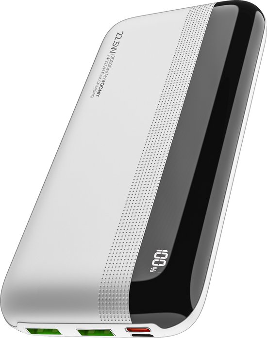 Afbeelding van Review Voomy Powerbank 20000 mAh - Snellader 22.5W - LED Display - Voor- en Nadelen