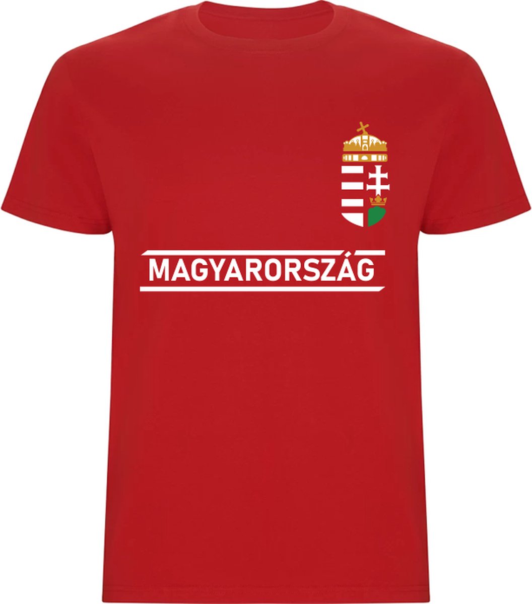Hongarije Rood T-shirt - hongarije - voetbal - club - europa - wedstrijd