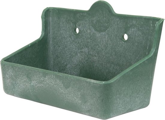 Excellent Liksteenhouder - Geschikt voor rechthoekige 2 kg Liksteen - Eenvoudig te monteren - Kunststof - Groen