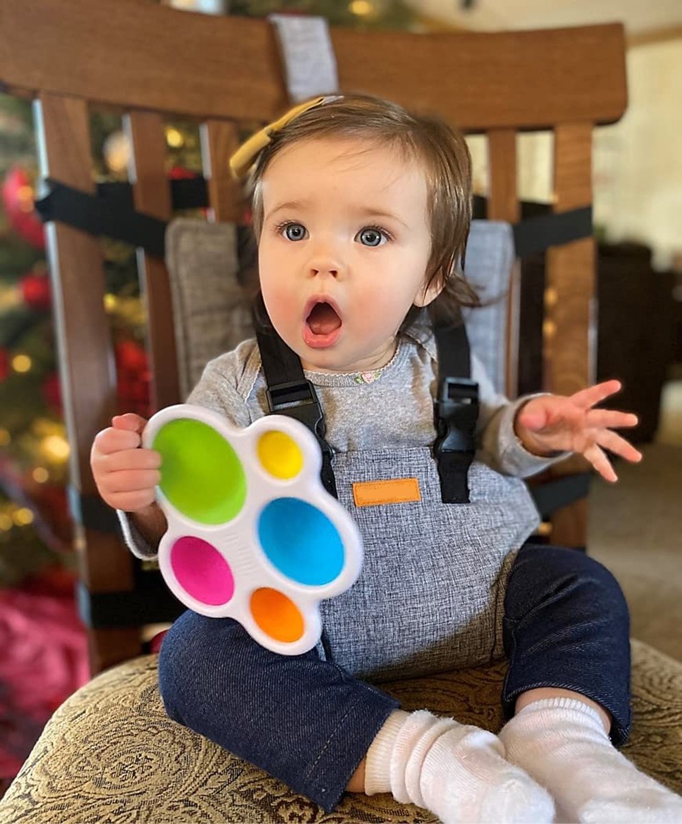 Kinderstoel Tuigje - Veiligheidstuigje Kinderstoel - Tuigje Kind - Verstelbaar Baby Gordel Harness - Baby Travel Essential Harness Seat - Chair licht grijs - Kinderstoel - Draagbare kinderstoel voor baby - reizen Baby Essentials – foto 8