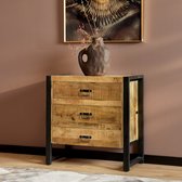 OPIUM OUTLET meubel ladekast dressoir SB2D6DRW bruin mangohout massief hout