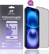GB ProGuard Incognito Privacy Screenprotector voor iPhone 16 Plus – 2 Stuks – Gehard Glas – Volledige Dekking – Anti-Gluren