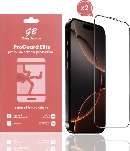 Protecteur d'écran GB ProGuard Elite conçu pour iPhone 16 Pro Max - 2 pièces