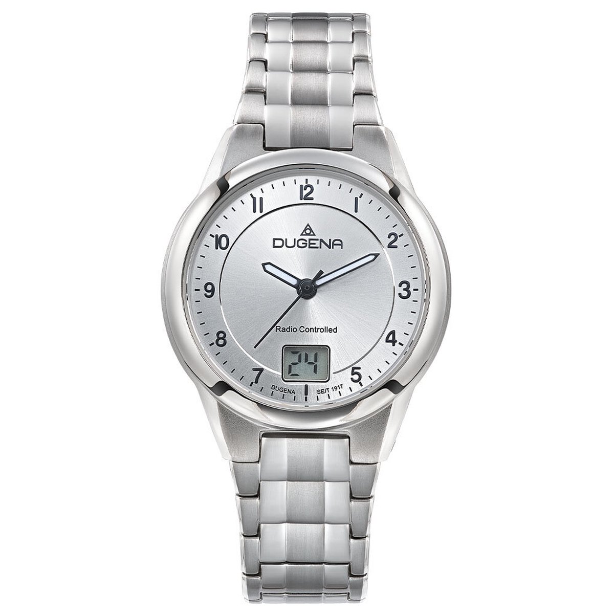 Dugena - 4461126 - Polshorloge - Women - Kwarts - Radiogestuurd - Gent