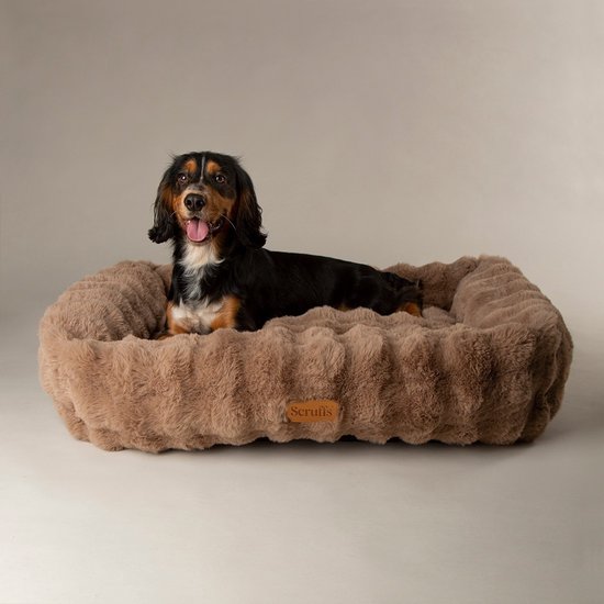 Scruffs - Alpine Box Bed - Lit pour Chien - Taupe - M