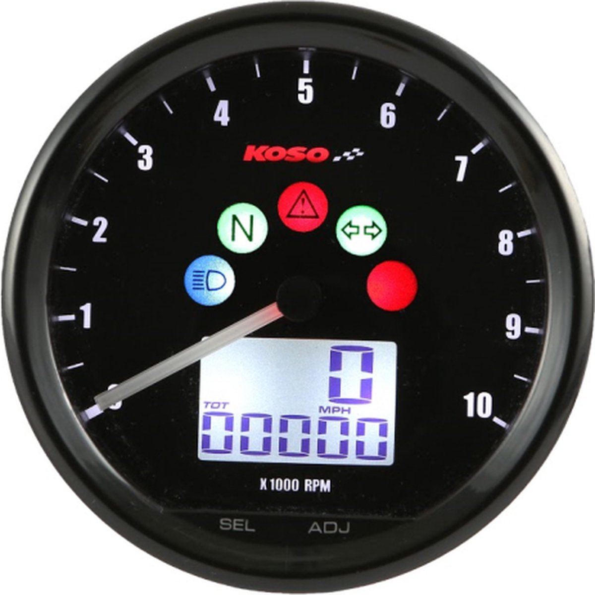 Teller Koso multifunctioneel 64mm zwart
