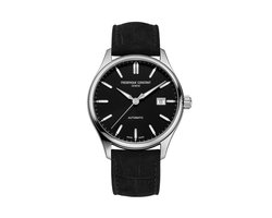 Frédérique Constant FC-303NB5B6 Horloge - Leer - Zwart - Ø 40 mm