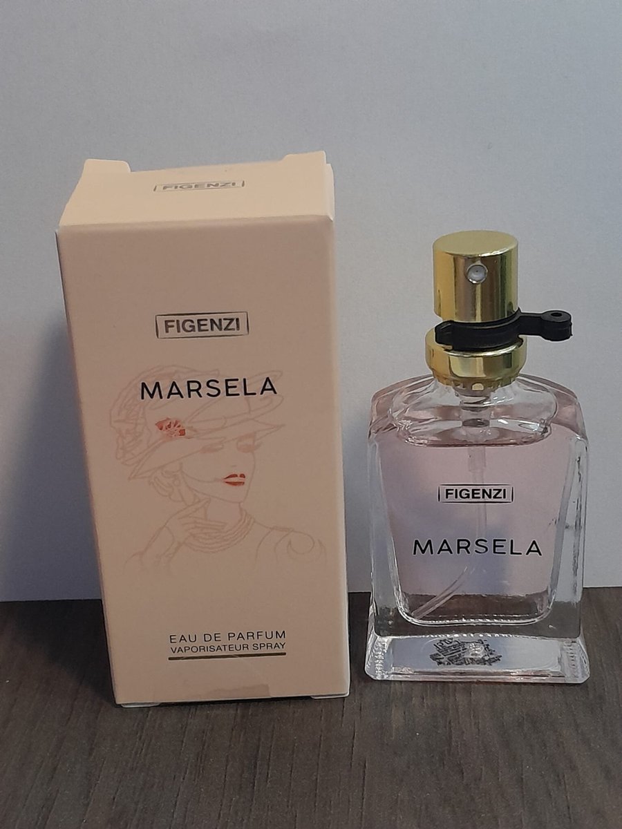 Goedkoopste Figenzi Marsela mini parfum eau de parfum voor haar 15 ml handtasformaat