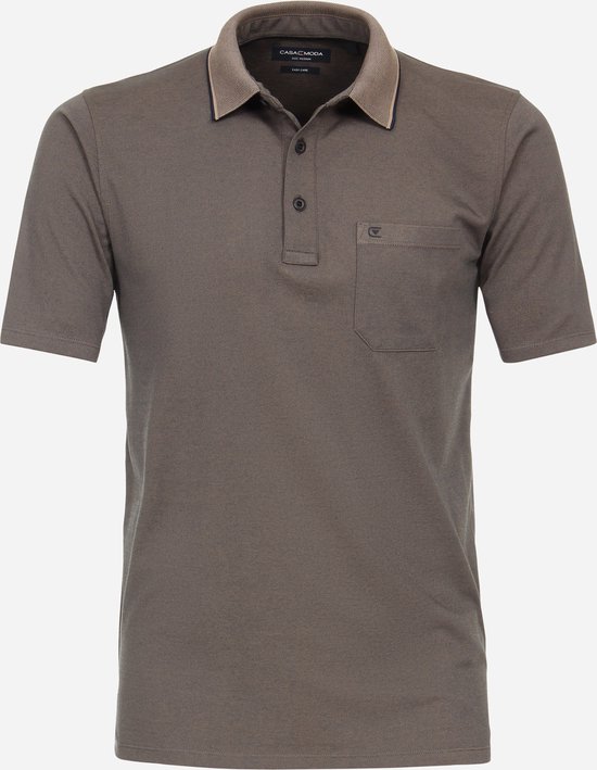 Polo homme CASA MODA coupe confort - beige - Taille : 6XL