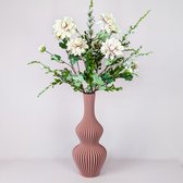 Bouquet de soie avec vase - 80-90 cm de haut - Fleurs artificielles, fleurs en soie, fausses fleurs, fausses fleurs, bouquet artificiel