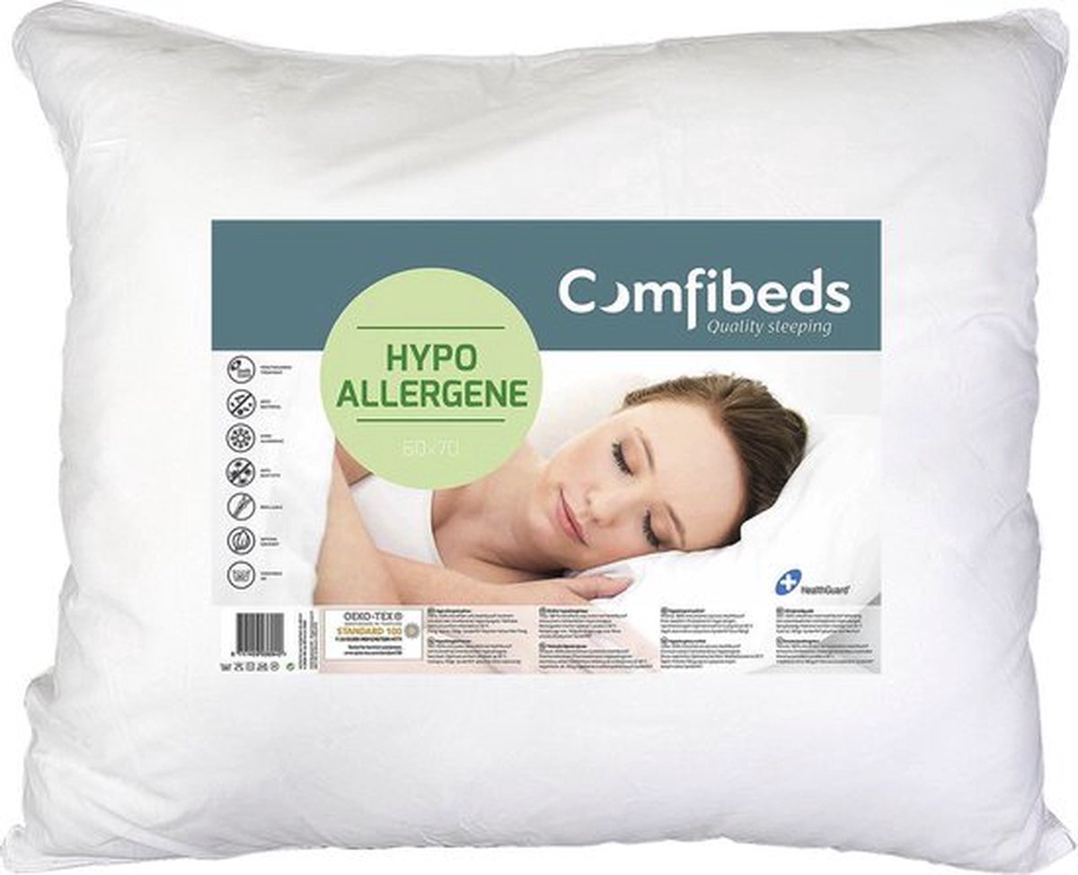 Comfibeds - hypoallergeen hoofdkussen - 60 x 70 cm