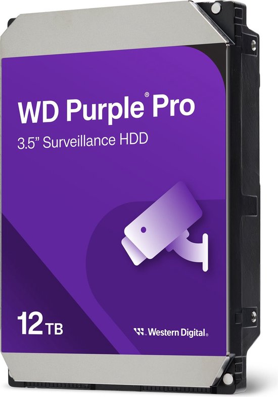 Western Digital Purple Pro, 3.5", 12 To, 7200 tr/min