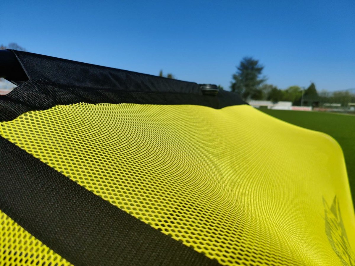 Aluminium voetbaldoel 1,4 x 1 m OPVOUWBAAR