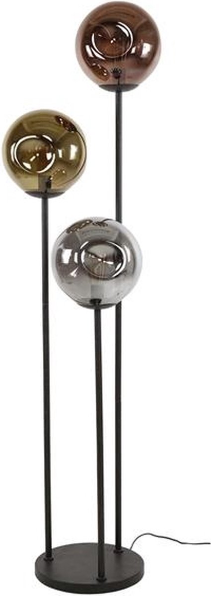 PS-Collection Stellar Vloerlamp - 32x32x164cm - Artic Zwart - Metaal - vloerlampen woonkamer, vloerlamp zwart, vloerlamp industrieel, vloer lamp, vloerlampen landelijk, staande lampen woonkamer, staande lampen, staande lamp industrieel thumbnail 3