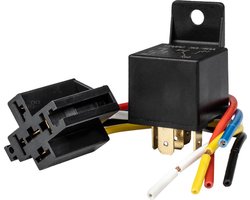 Merkloos - Auto Relais Set - 5 Pin - 40A - 12V