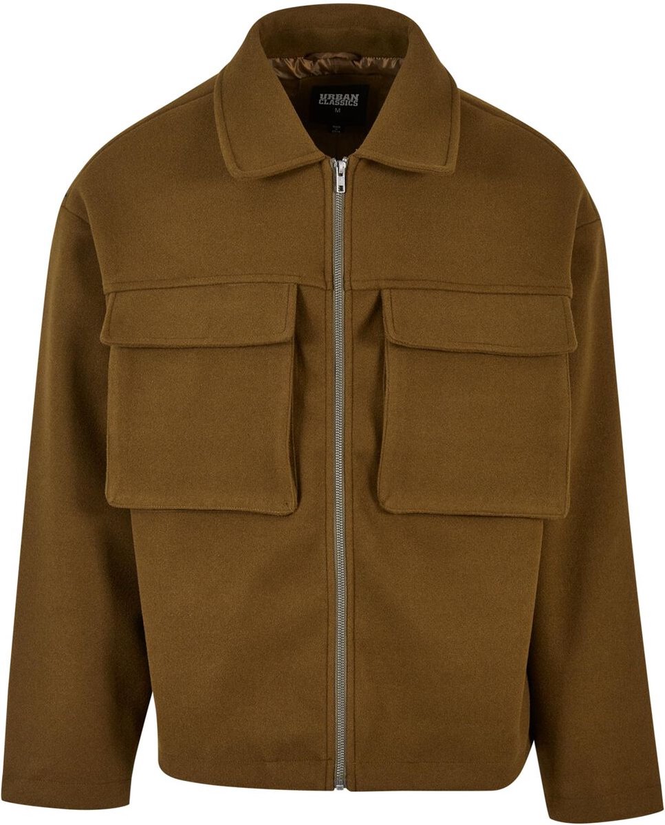 Urban Classics Big Pocket Blouson Tussenseizoensjas L Polyester Urban Fashion Groen