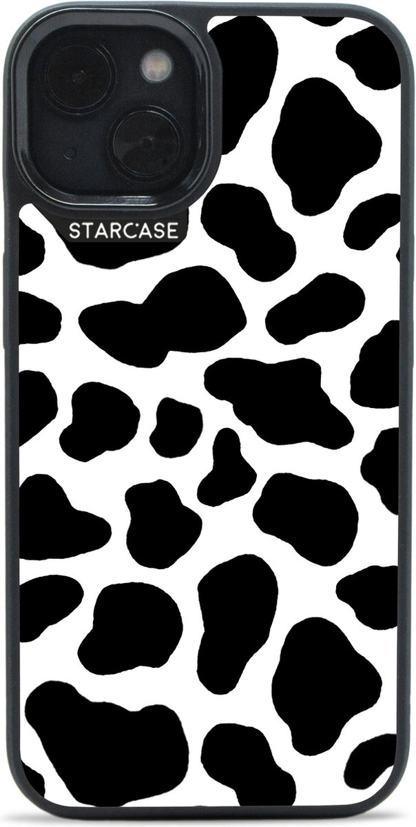 iPhone 13 hoesje - magsafe hoesje / Starcase Cow Skin - Print Koeien / iPhone hoesje met Magsafe - Compact Case