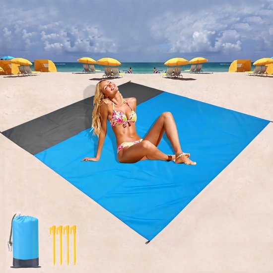 Picknickmat 220 x 200 cm 7-8 personen - waterdichte geïsoleerde