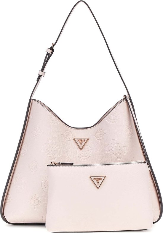 Zwarte GUESS Schoudertas TIA HOBO