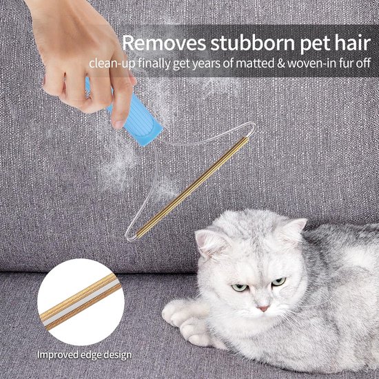 Dokkita Pet Hair Remover Roller Herbruikbare, Dierenhaarverwijderaar voor Kattenharen