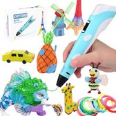 Stylo 3D - Stylo de démarrage 3D - Stylo Jouets 3D - Stylo 3D pour Enfants et Adultes - Stylo 3D Set - Version renouvelée Stylo 3D