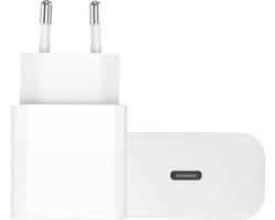 USB C Adapter 20W - USB C Oplader - Adapter USB C - Oplader USB C - USB C Lader - Snellader USB C - USBC lader - Universeel