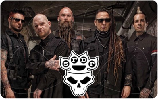 Five Finger Death Punch - Albums - Plectrum - Pikcard met 4 plectrums