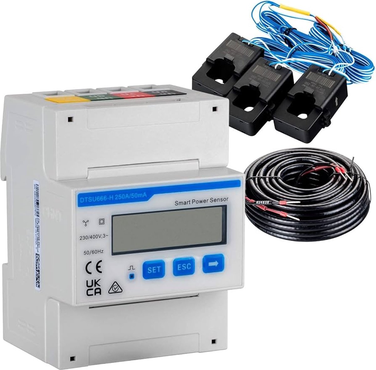 Huawei DTSU666-H 3 fase Smartmeter 100a CT klemmen