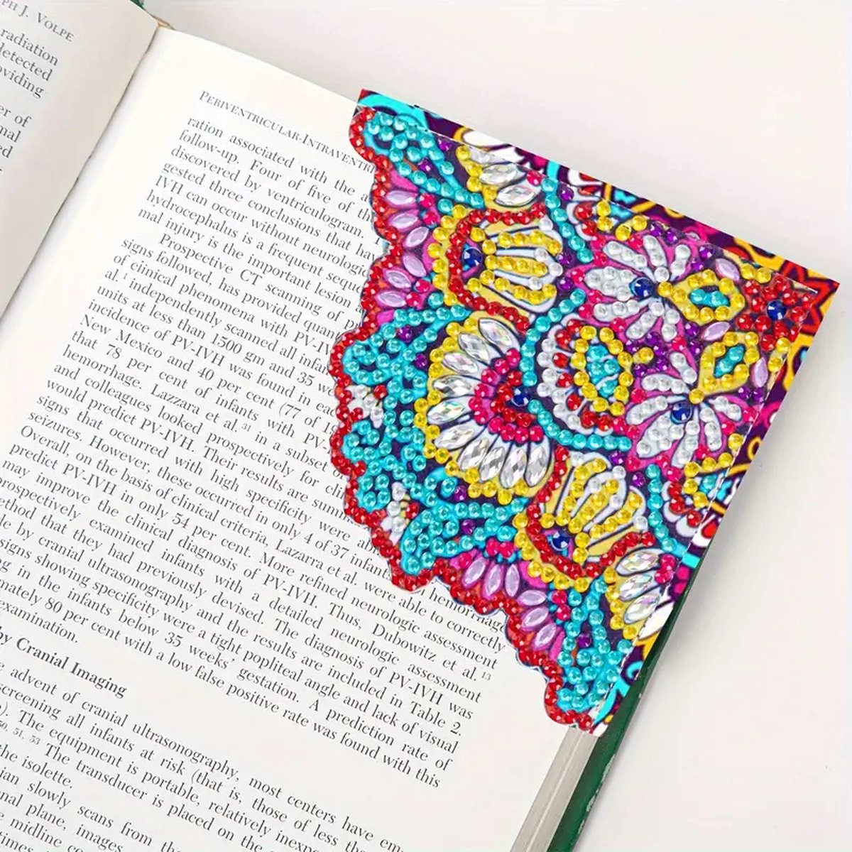 Diamond Painting Boekenleggers Blauwe Bloemen – Figured'Art