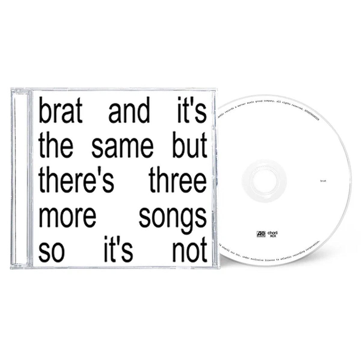 Charli XCX - BRAT and It's the Same But There's Three More Songs So It's Not (Cd)