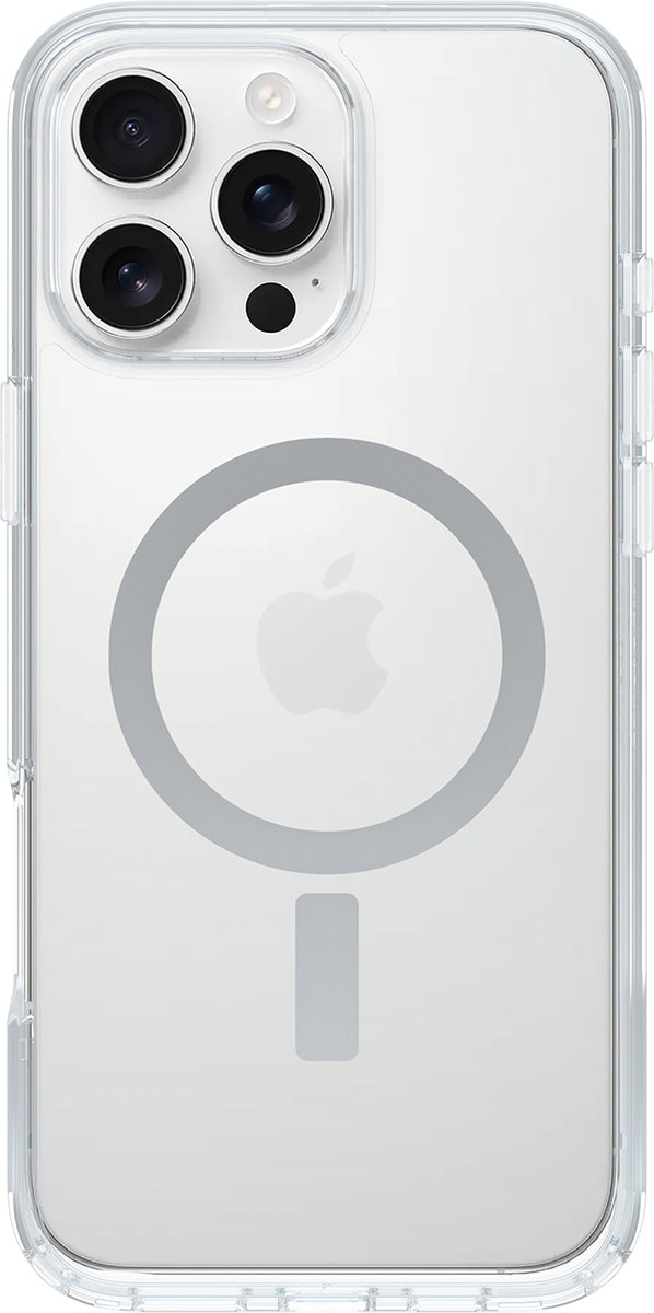 Zolveisa Hoesje geschikt voor iPhone 16 pro max met magsafe Transparent otterbox hard cover