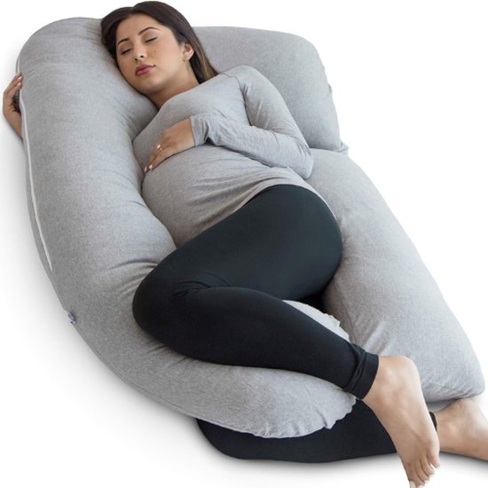 PharMeDoc U-Shape Velvet Full Body Pillow And Maternity Support Pregnancy Pillow