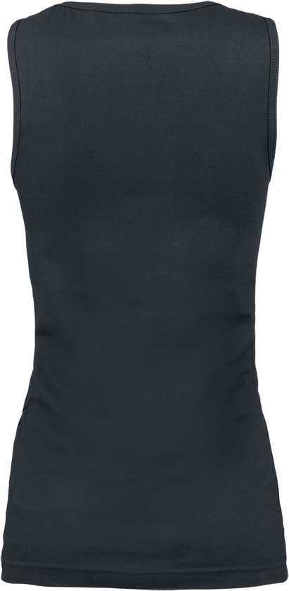 Rolling Stones, The Plastered Tongue Top noir L en Katoen pour femme - Produits dérivés de groupes, Groupes