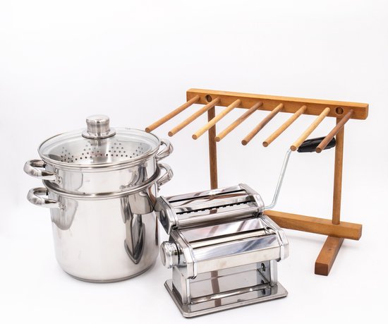 Set De 4 Torchons Italiens - Motifs Pizza, Pâtes, Cuisine, Carte - 100% Coton, 42x70 Cm