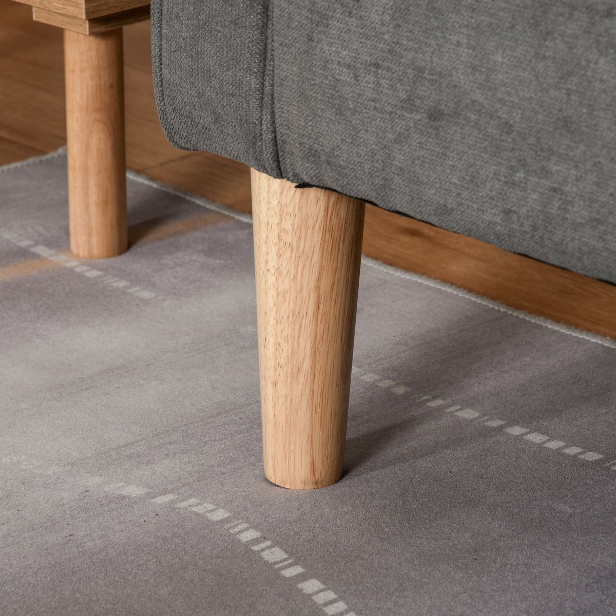 Vaste 3-zitsbank Verte, Rechte Bank, Kleine Bank Voor De Woonkamer, Dubbele Fauteuil Met Container 185x84 H68 Cm Creme En Goud