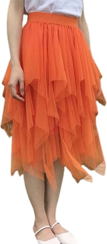 Magnifique Rok longue Oranje - Gracieuse - Différentes épaisseurs - Taille unique