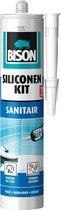 Bol.com Bison Siliconenkit wit koker 300 ml - waterbestendige kit sanitaire afdichting ongevoelig voor schimmel kleurvast blijve... aanbieding