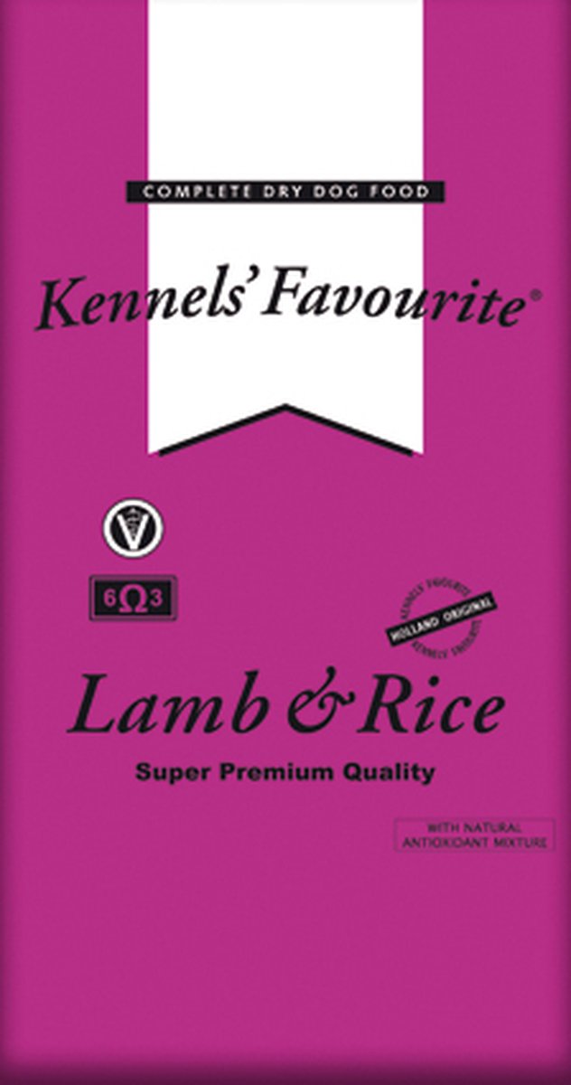 Kennels Favourite Kennels Favourite Lamb & Rice 20 kg - Hond