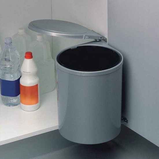 WellHome - Slimme Prullenbak 50L wit 35,5x26x67 cm – Automatisch/Handmatig openen