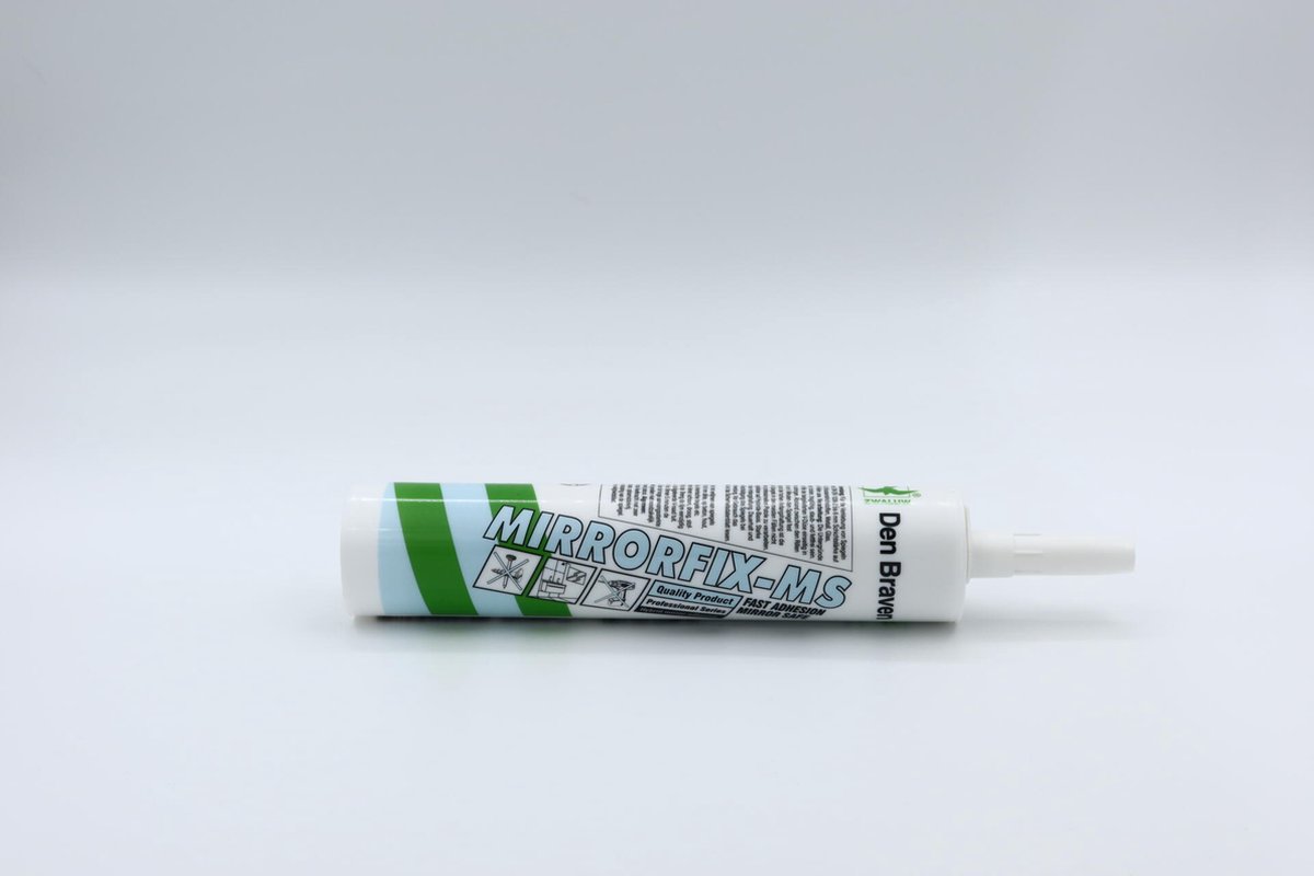 Spiegellijm - Zwaluw Mirrorfix MS - Wit - 290ml - Mirrorfix - Spiegelkit - Kit - Montage kit