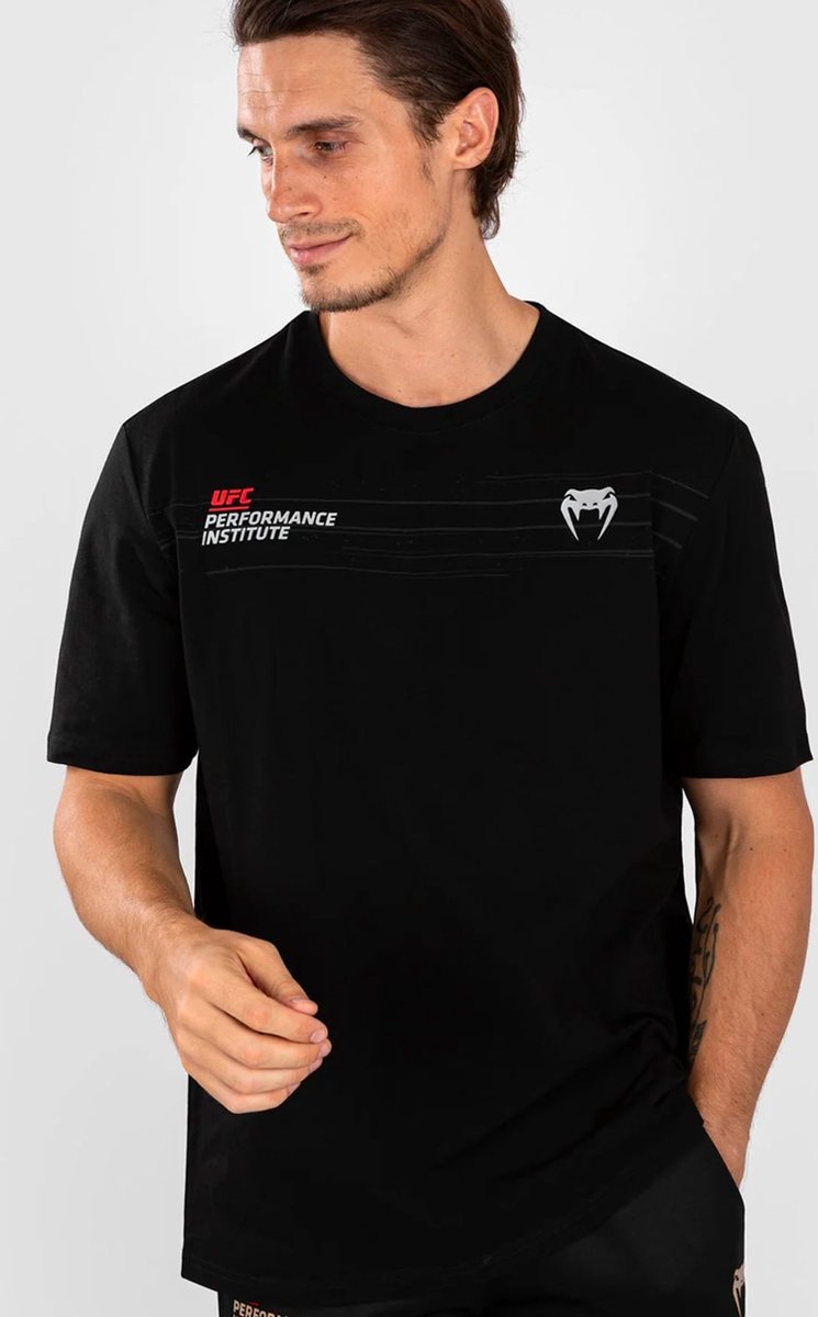 UFC x Venum Performance Institute 2.0 T-Shirt Zwart Rood - XL