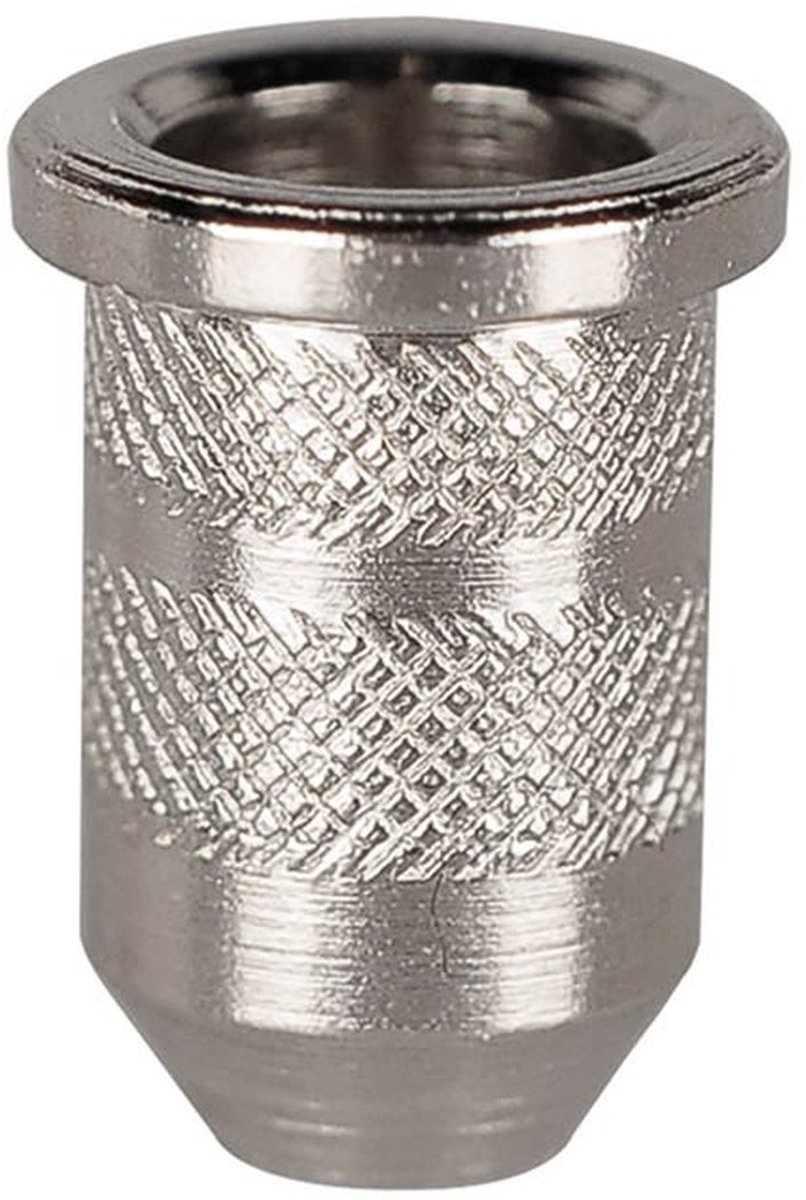 Boston TB-05-N String Ferrules - Set van 6 - Nikkelafwerking 6,5mm x 11mm