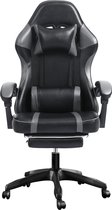 Bol.com Amalee - Ergonomische Game stoel - Met voetsteun - Computerstoel Met Hoge - Bureaustoel Met Hoofdsteun - Pu-leer aanbieding