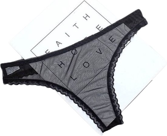 Slip transparent érotique Voir à travers la String Sous